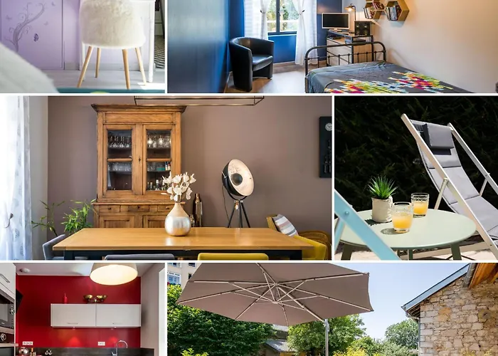 La Ruthenoise - Elegance, Clim, Parking & Jardin 罗德兹